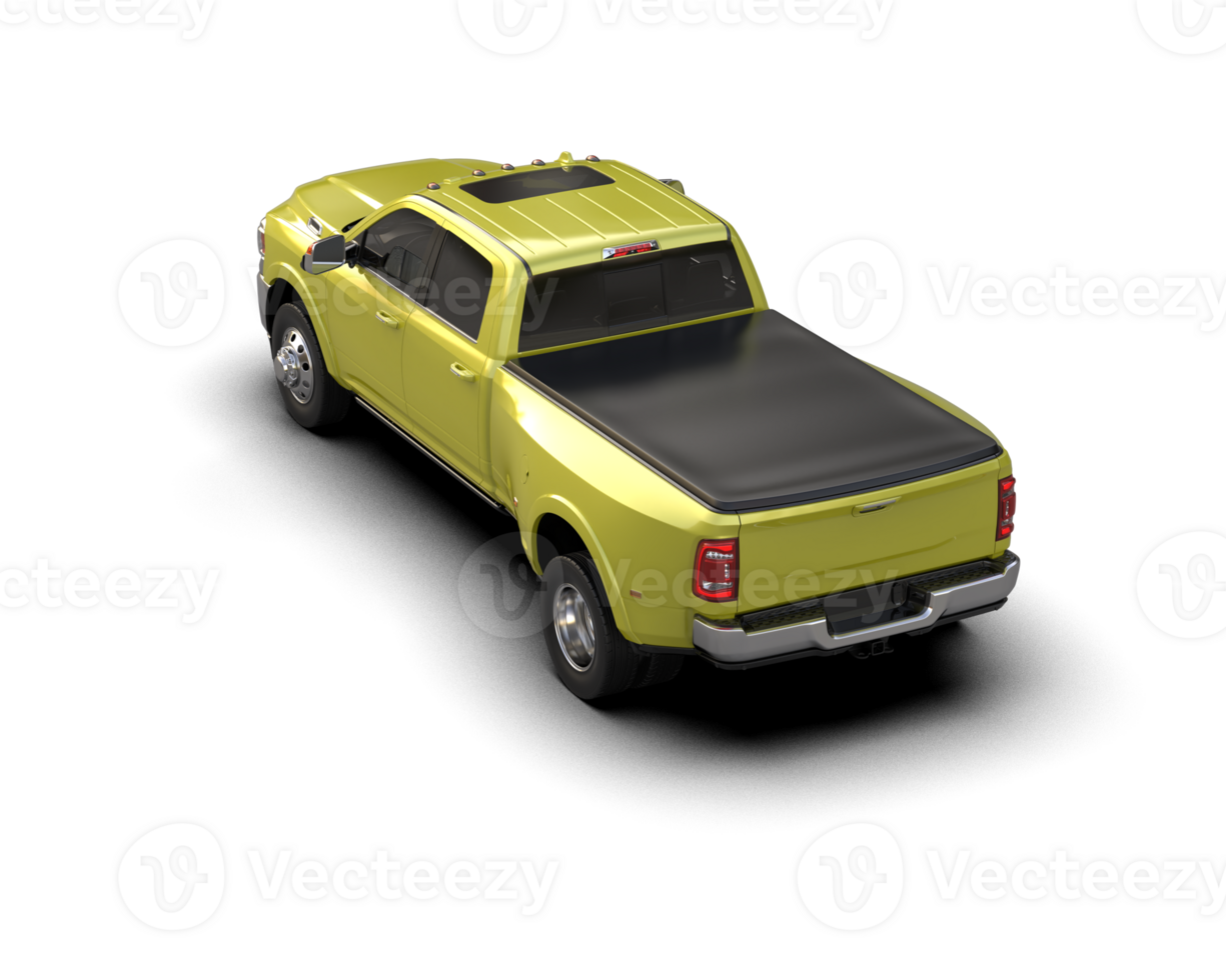 Pickup truck isolated on background. 3d rendering - illustration png