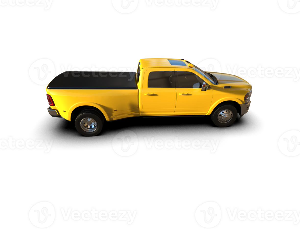 Pickup truck isolated on background. 3d rendering - illustration png