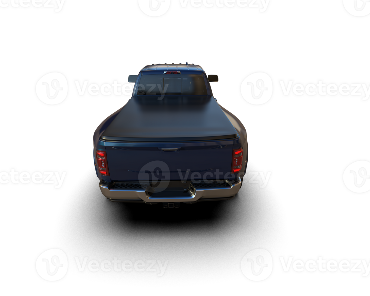 Pickup truck isolated on background. 3d rendering - illustration png