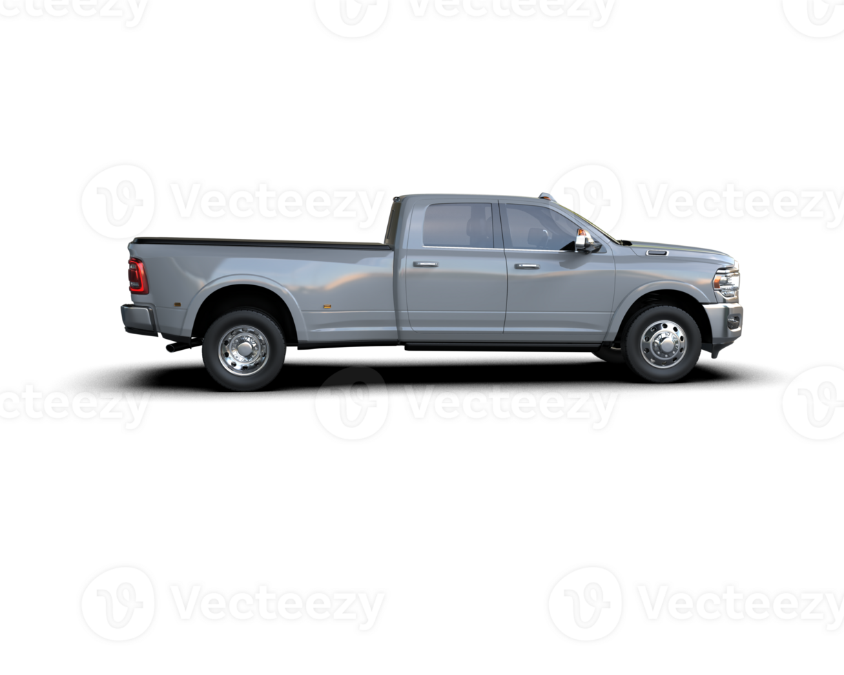 Pickup truck isolated on background. 3d rendering - illustration png