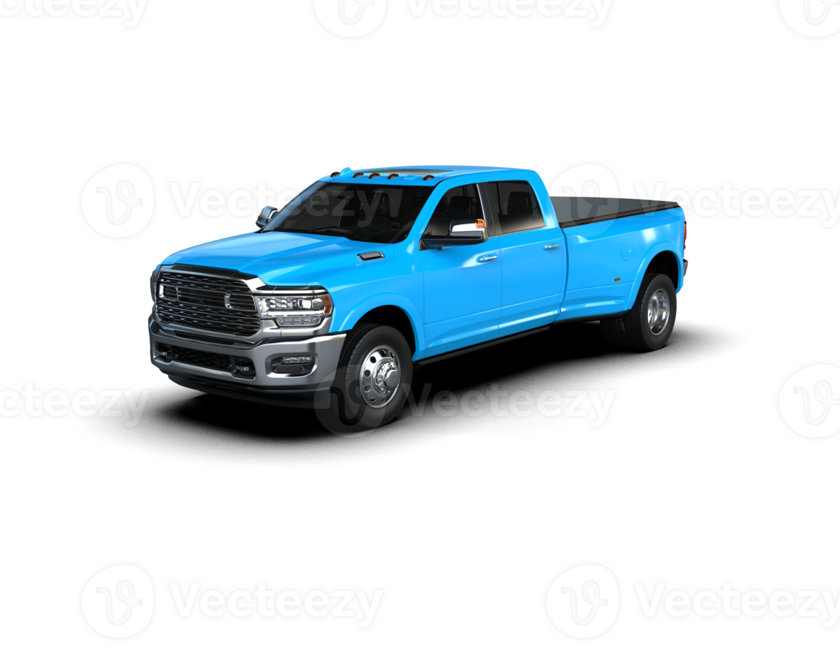 Pickup truck isolated on background. 3d rendering - illustration png