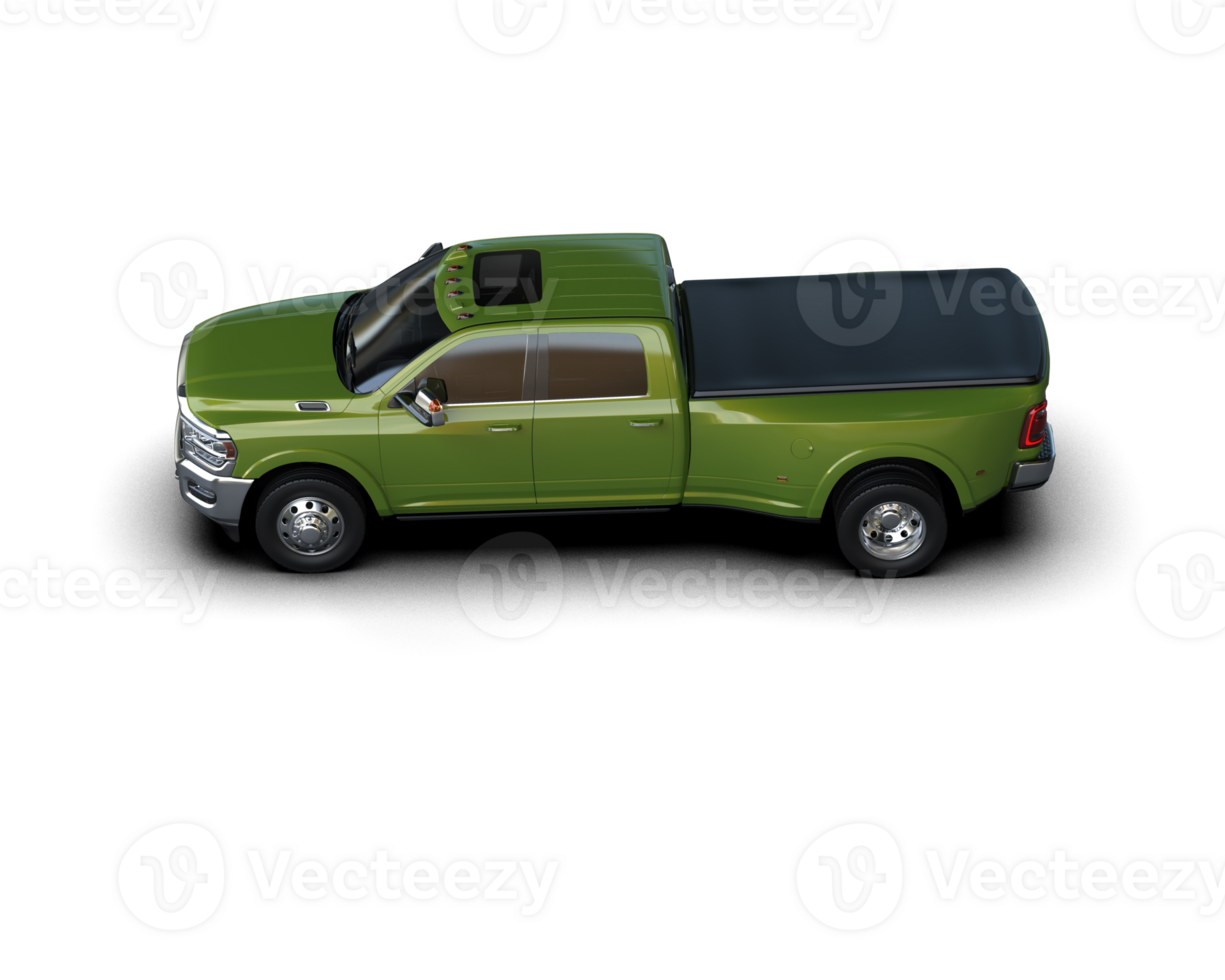 Pickup truck isolated on background. 3d rendering - illustration png