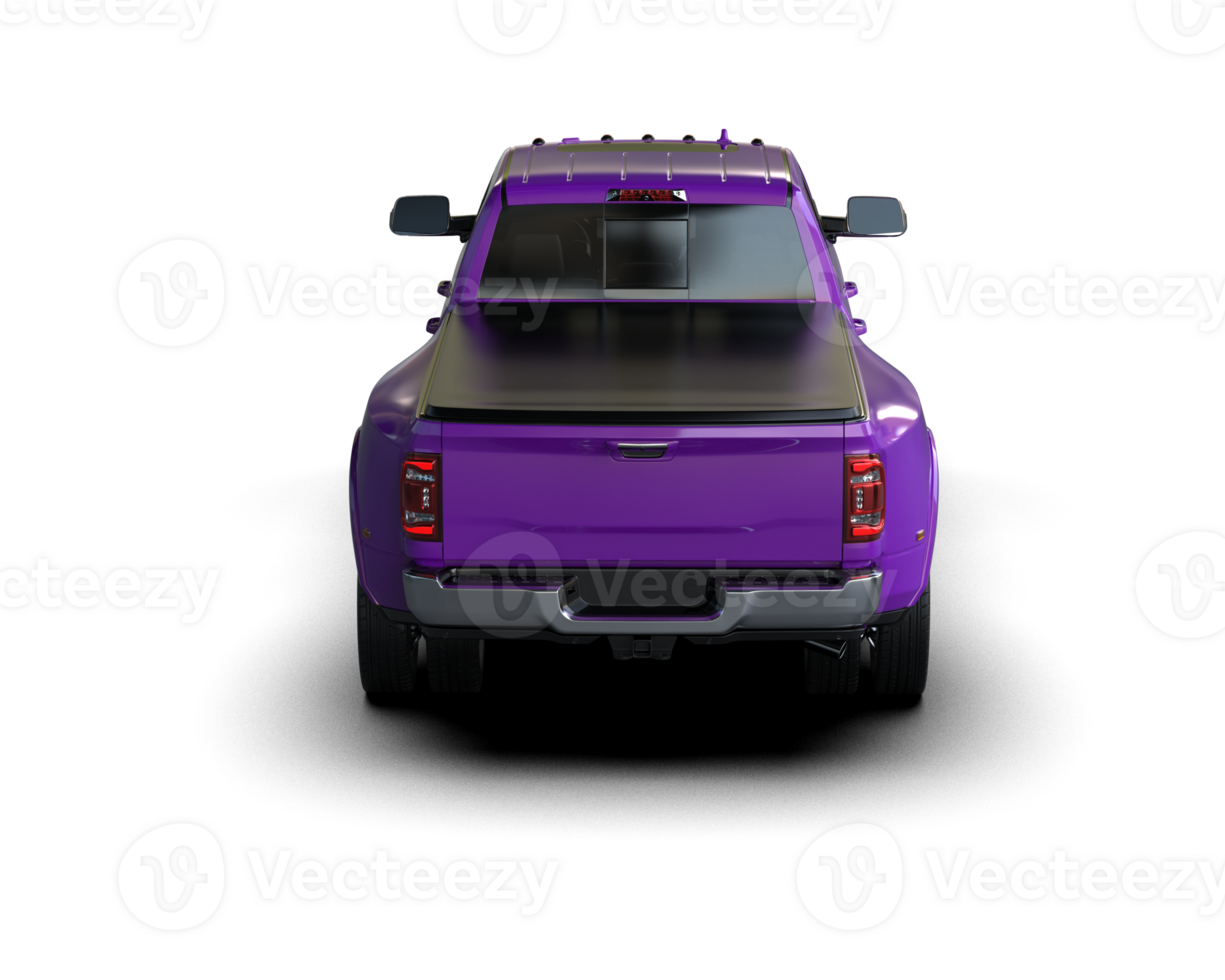Pickup truck isolated on background. 3d rendering - illustration png