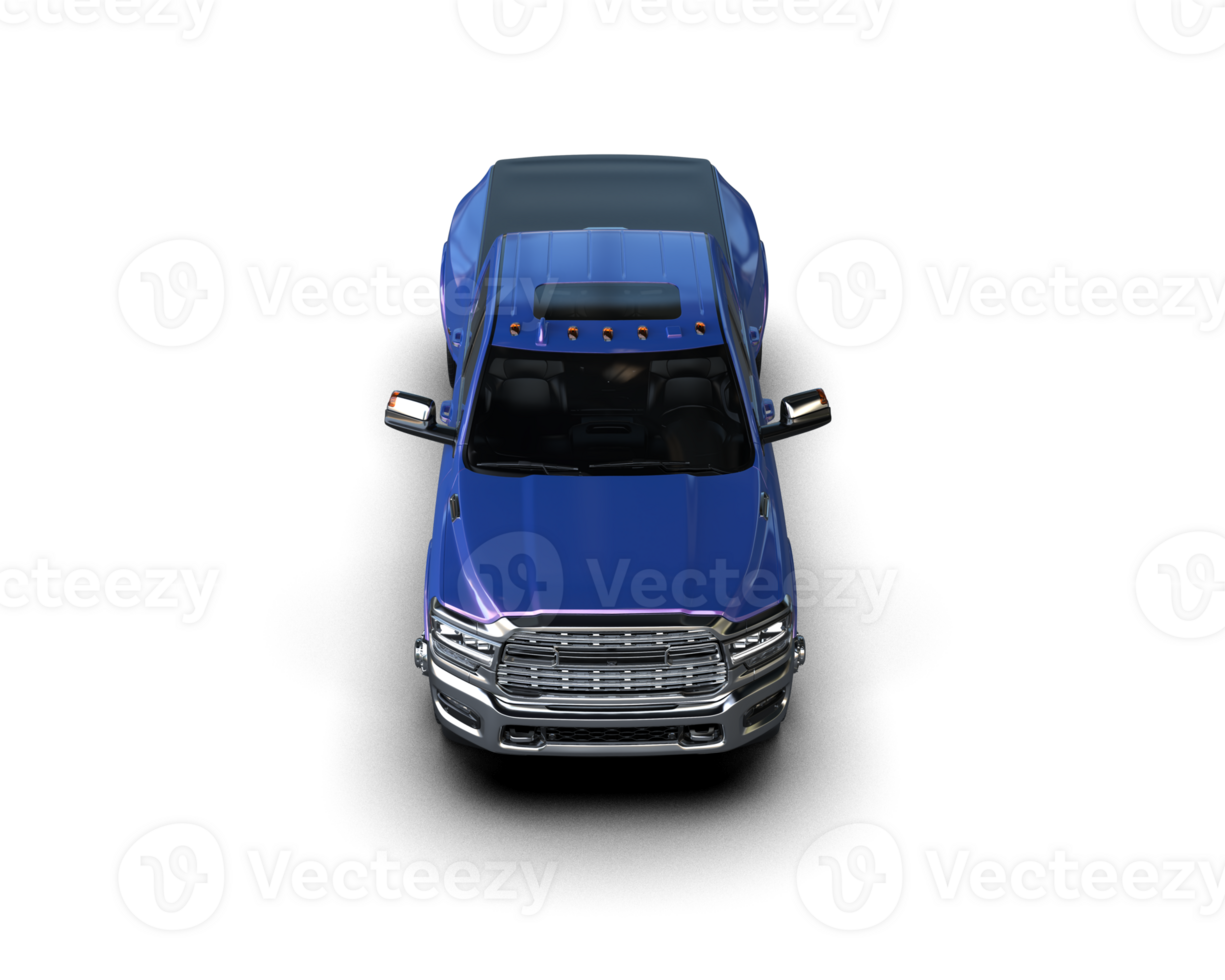 Pickup truck isolated on background. 3d rendering - illustration png