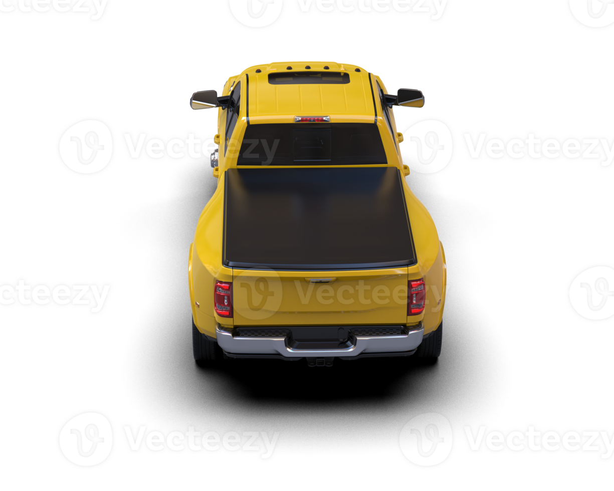 Pickup truck isolated on background. 3d rendering - illustration png