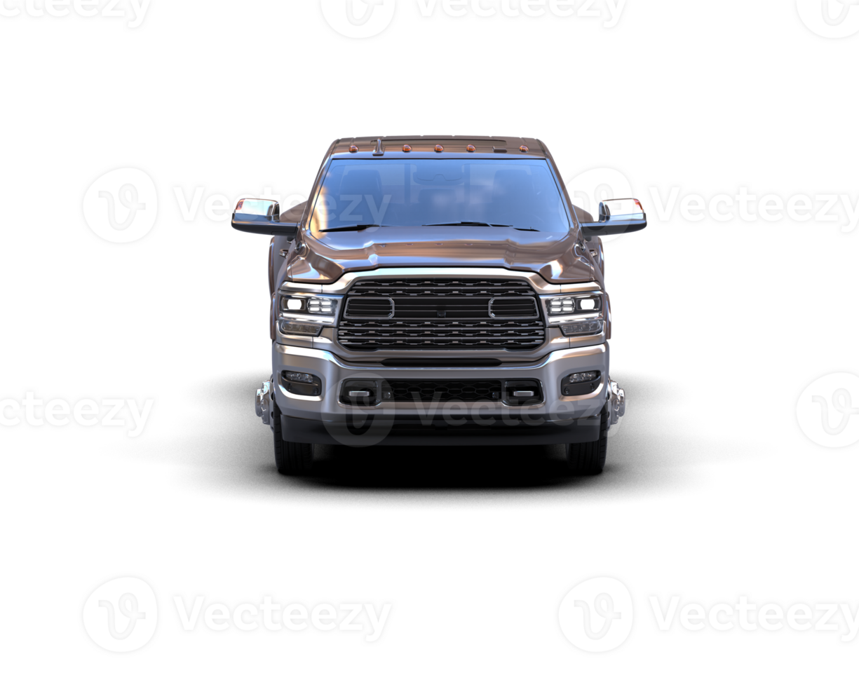 Pickup truck isolated on background. 3d rendering - illustration png