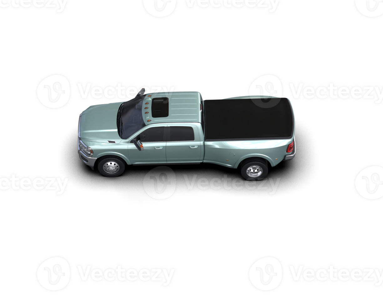 Pickup truck isolated on background. 3d rendering - illustration png