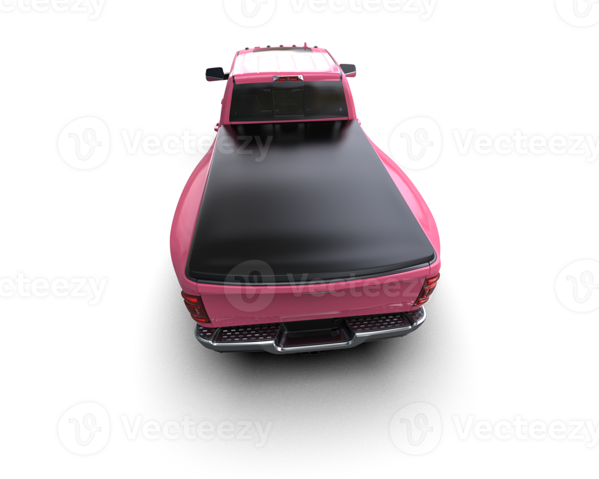 Pickup truck isolated on background. 3d rendering - illustration png