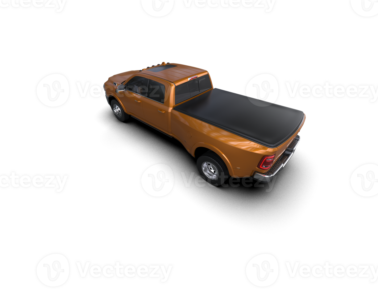 Pickup truck isolated on background. 3d rendering - illustration png