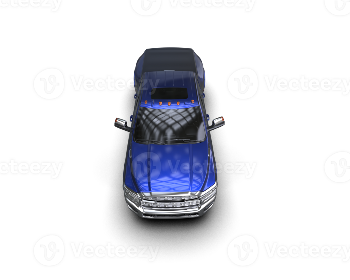 Pickup truck isolated on background. 3d rendering - illustration png