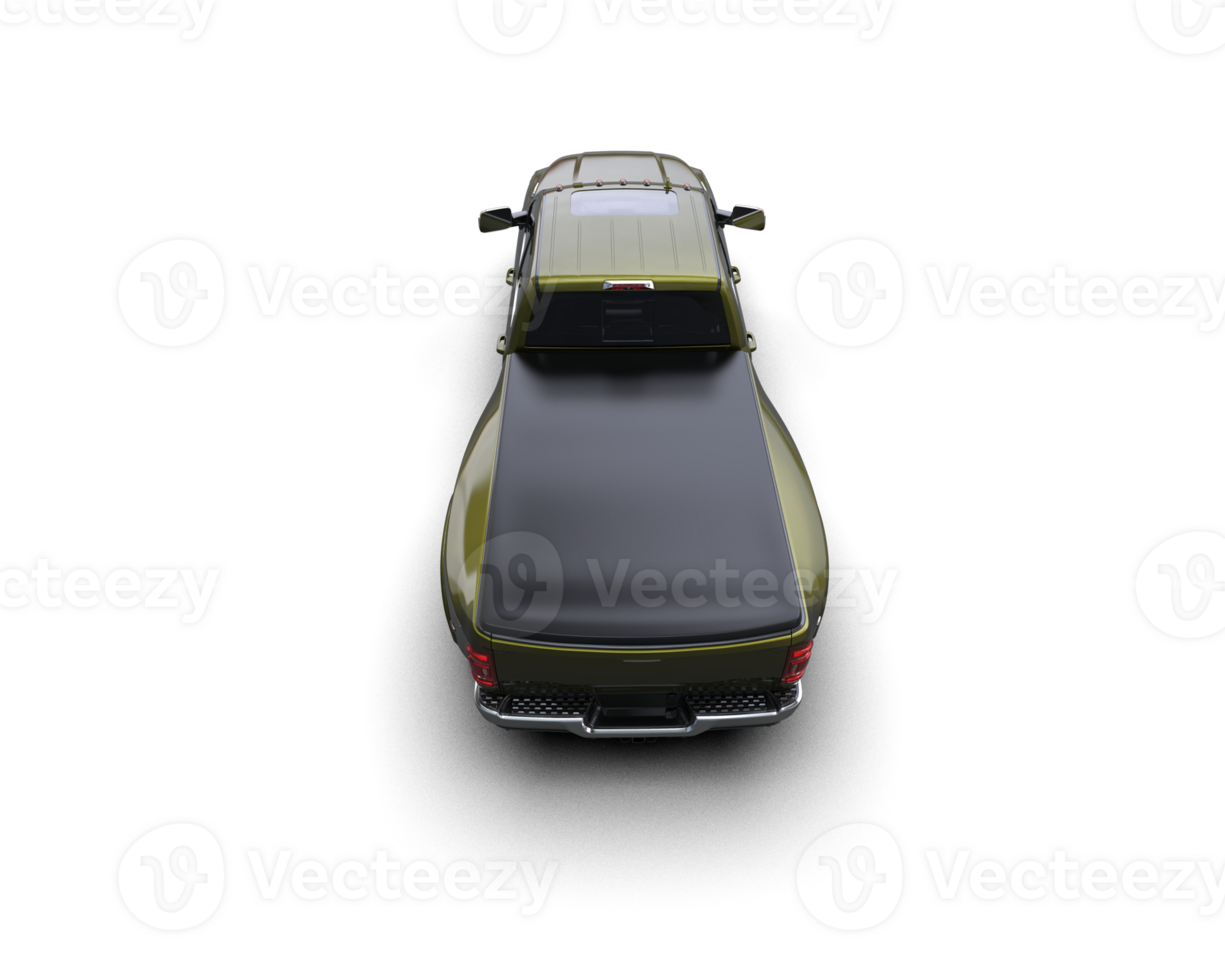 Pickup truck isolated on background. 3d rendering - illustration png