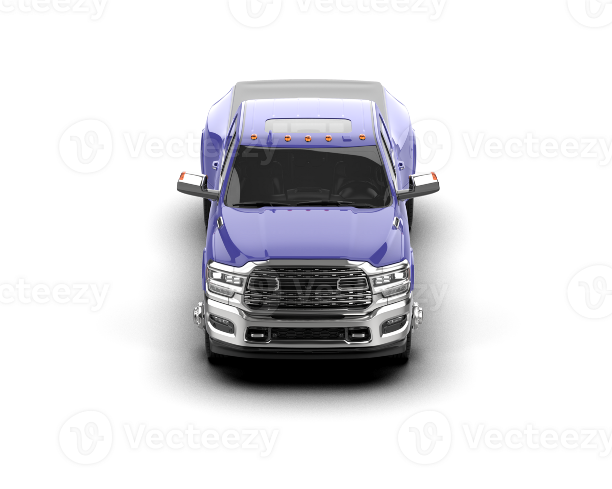Pickup truck isolated on background. 3d rendering - illustration png