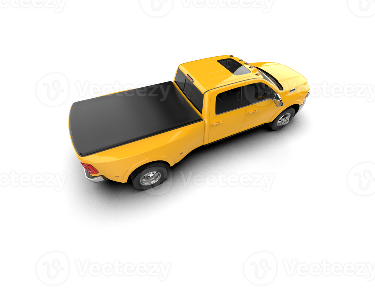 Pickup truck isolated on background. 3d rendering - illustration png