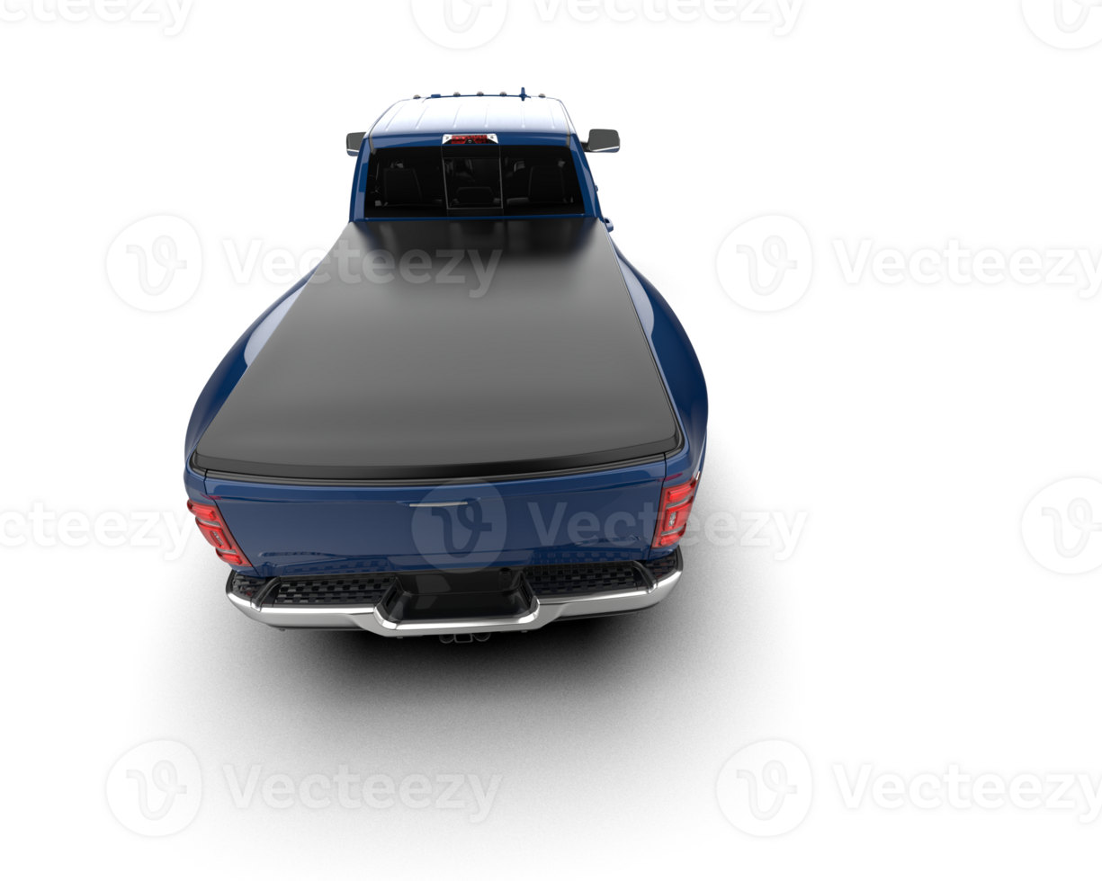 Pickup truck isolated on background. 3d rendering - illustration png