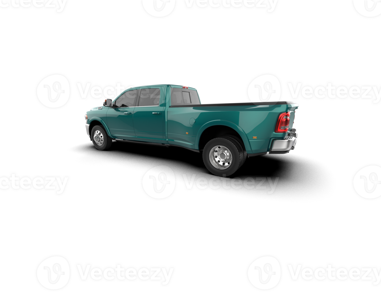 Pickup truck isolated on background. 3d rendering - illustration png