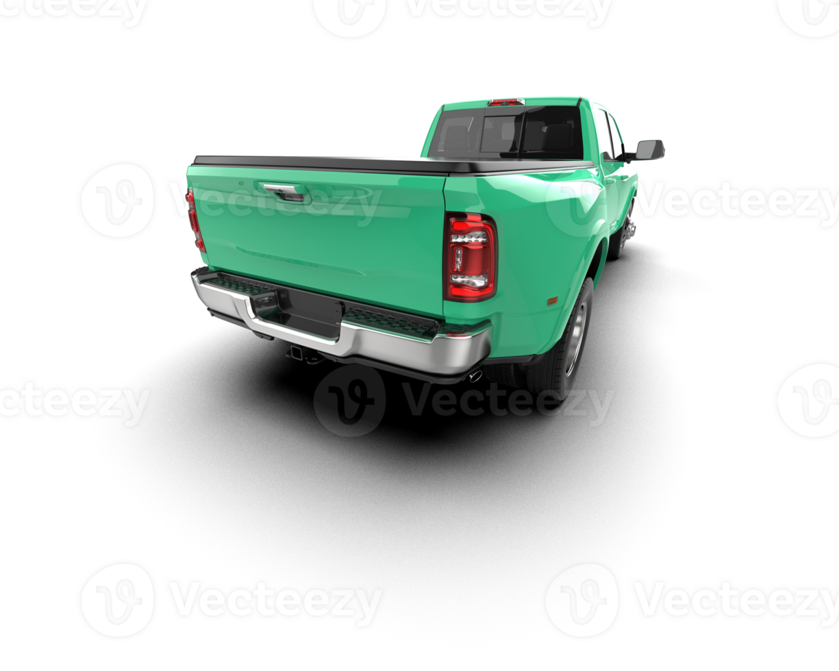 Pickup truck isolated on background. 3d rendering - illustration png