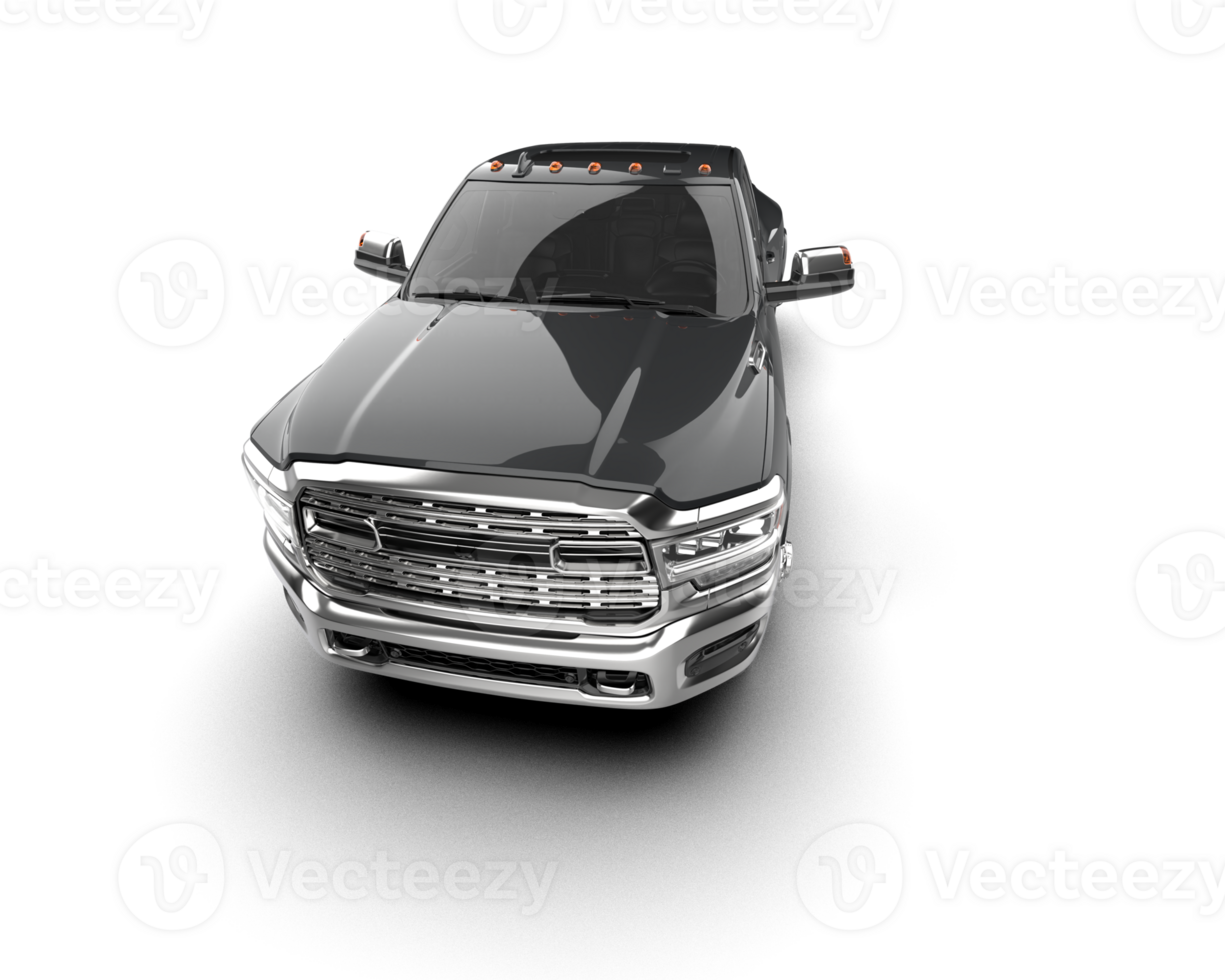 Pickup truck isolated on background. 3d rendering - illustration png