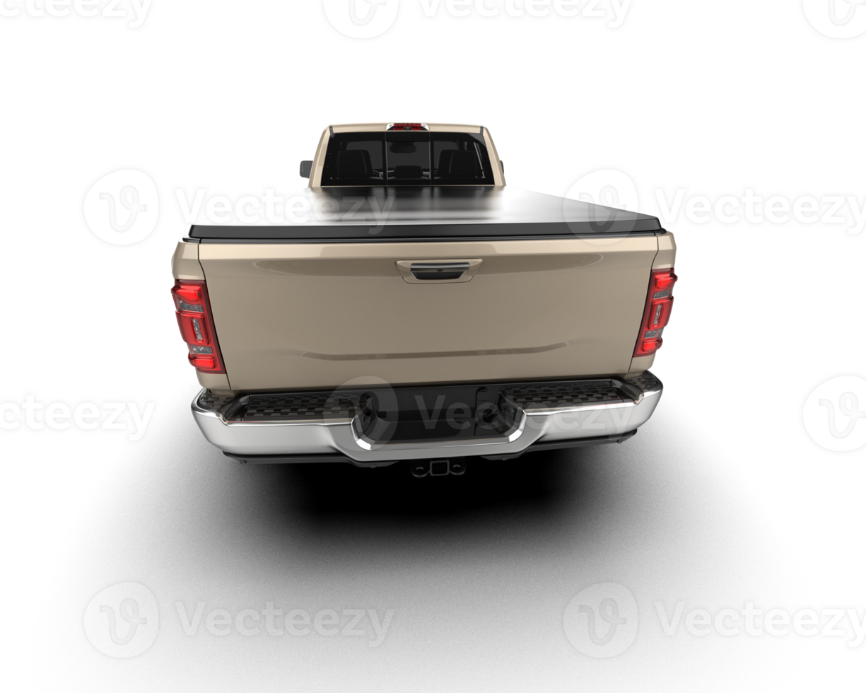 Pickup truck isolated on background. 3d rendering - illustration png