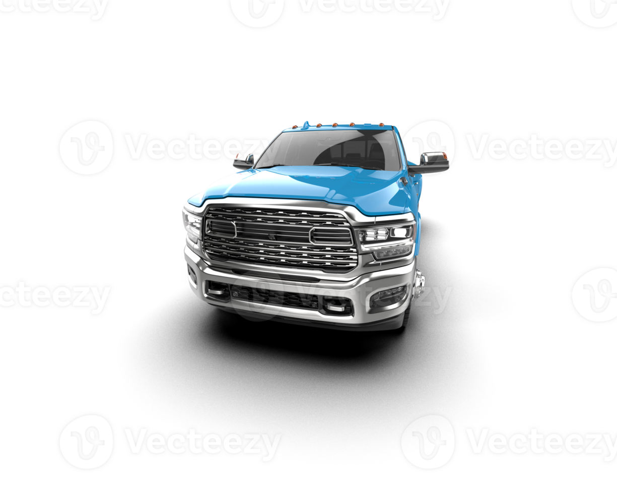Pickup truck isolated on background. 3d rendering - illustration png