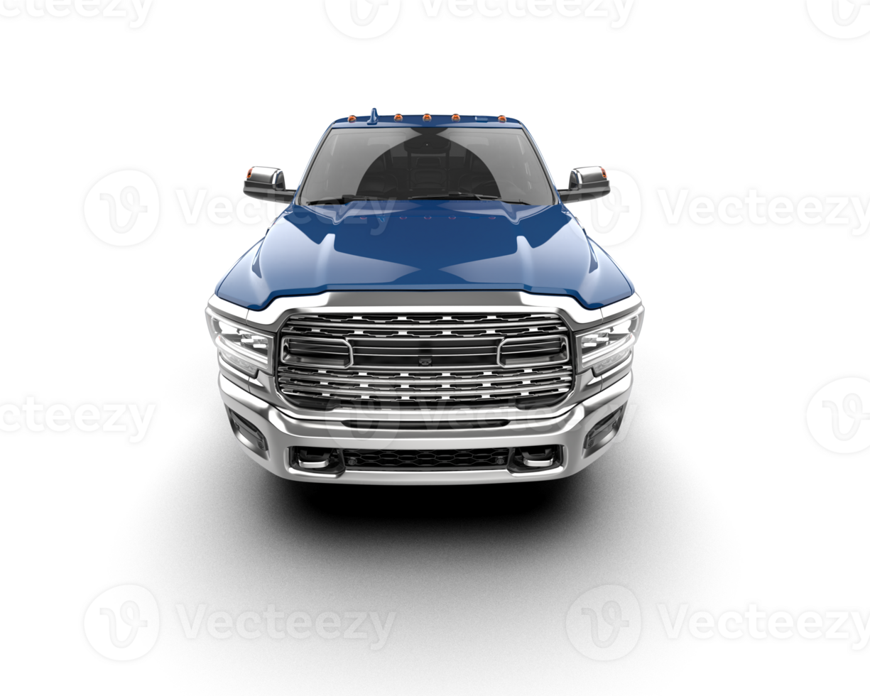 Pickup truck isolated on background. 3d rendering - illustration png
