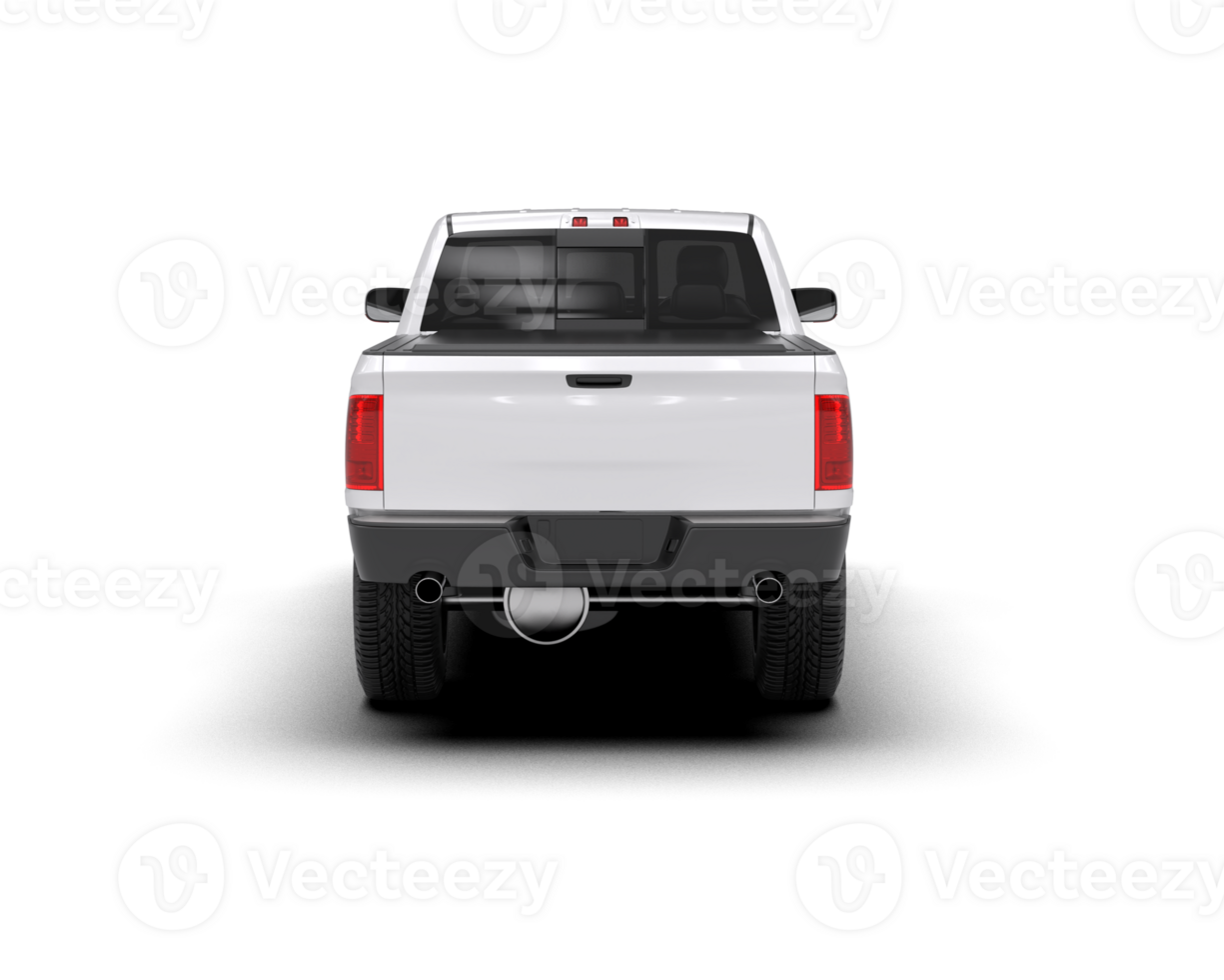 Pickup truck isolated on background. 3d rendering - illustration png