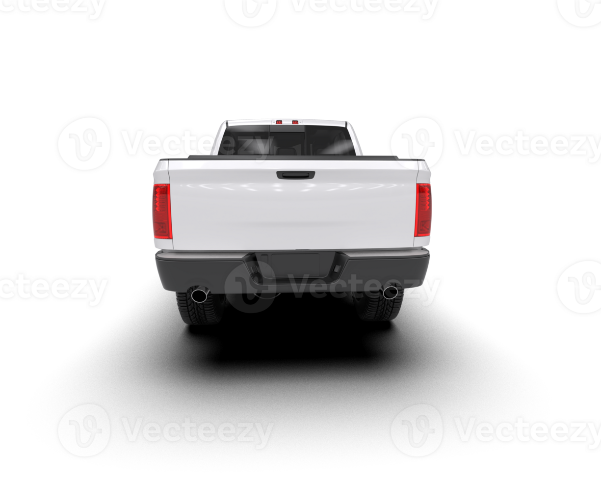 Pickup truck isolated on background. 3d rendering - illustration png