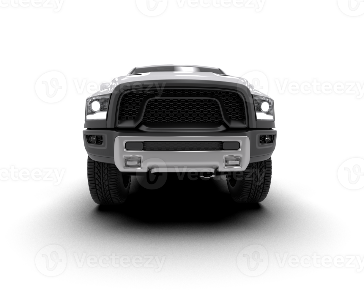 Pickup truck isolated on background. 3d rendering - illustration png