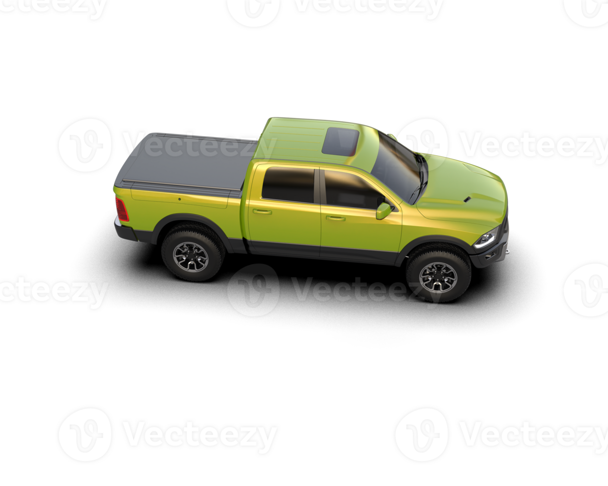 Pickup truck isolated on background. 3d rendering - illustration png