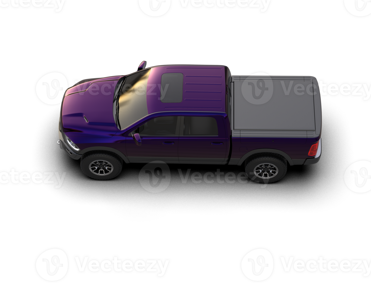 Pickup truck isolated on background. 3d rendering - illustration png