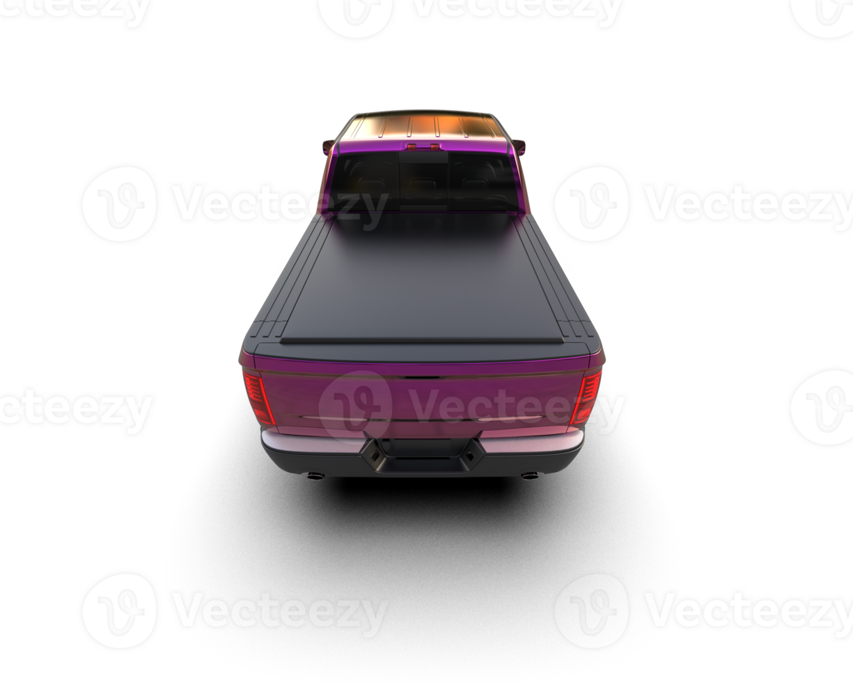 Pickup truck isolated on background. 3d rendering - illustration png