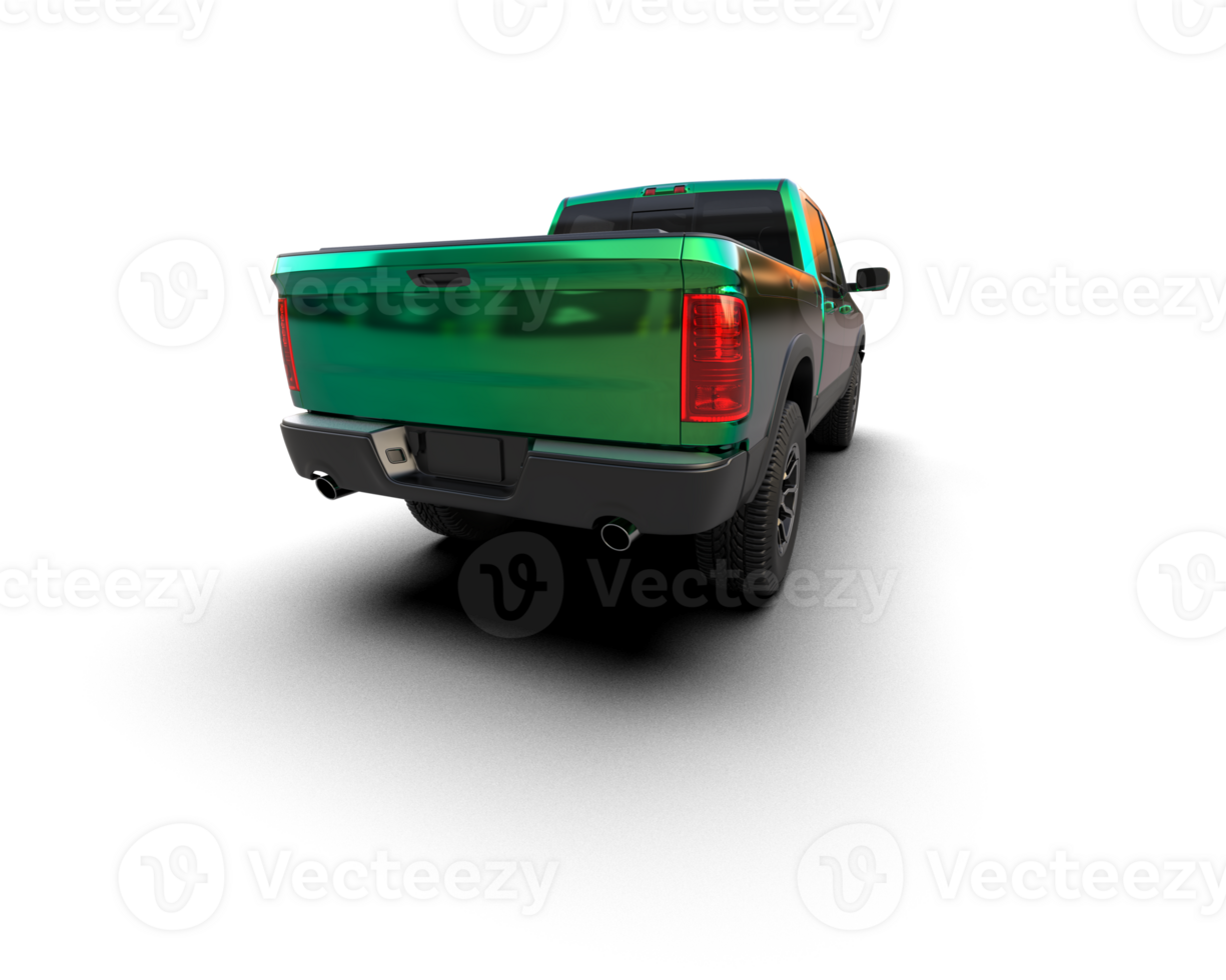 Pickup truck isolated on background. 3d rendering - illustration png
