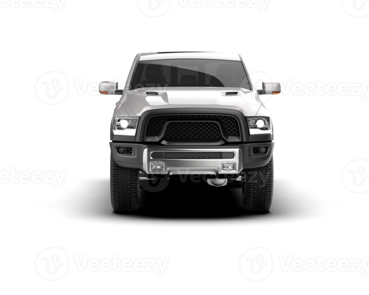Pickup truck isolated on background. 3d rendering - illustration png