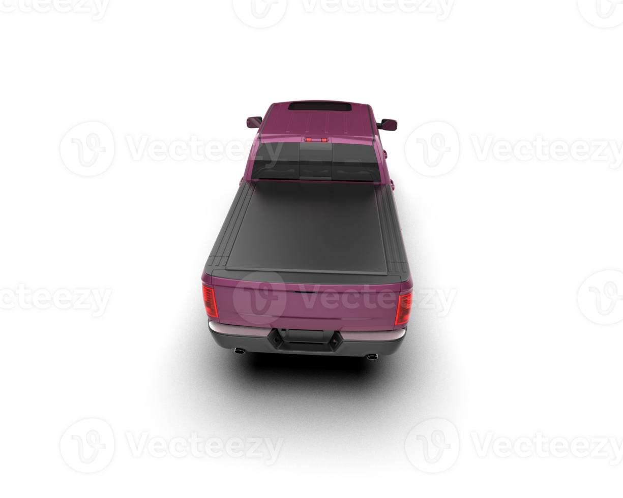 Pickup truck isolated on background. 3d rendering - illustration png