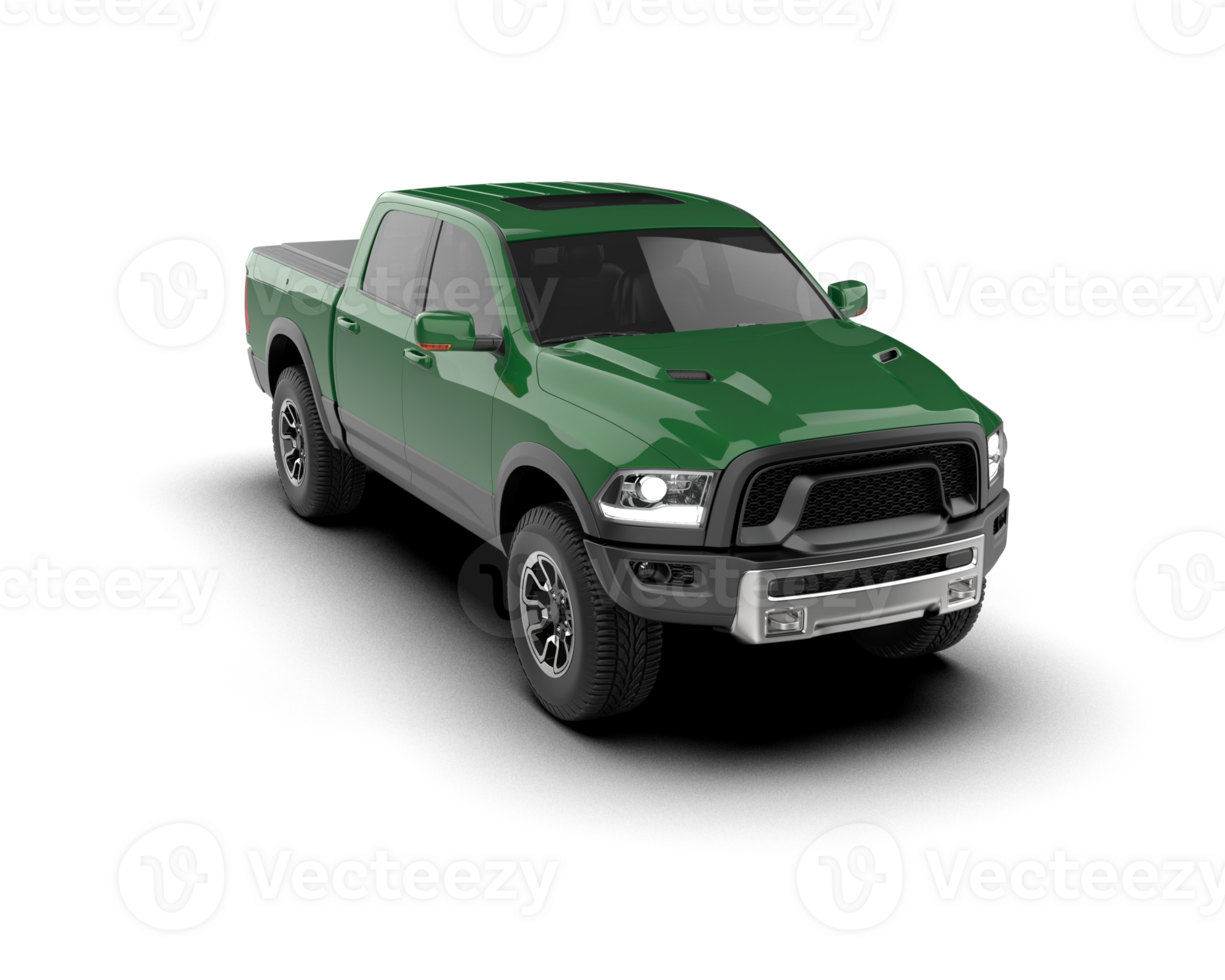 Pickup truck isolated on background. 3d rendering - illustration png