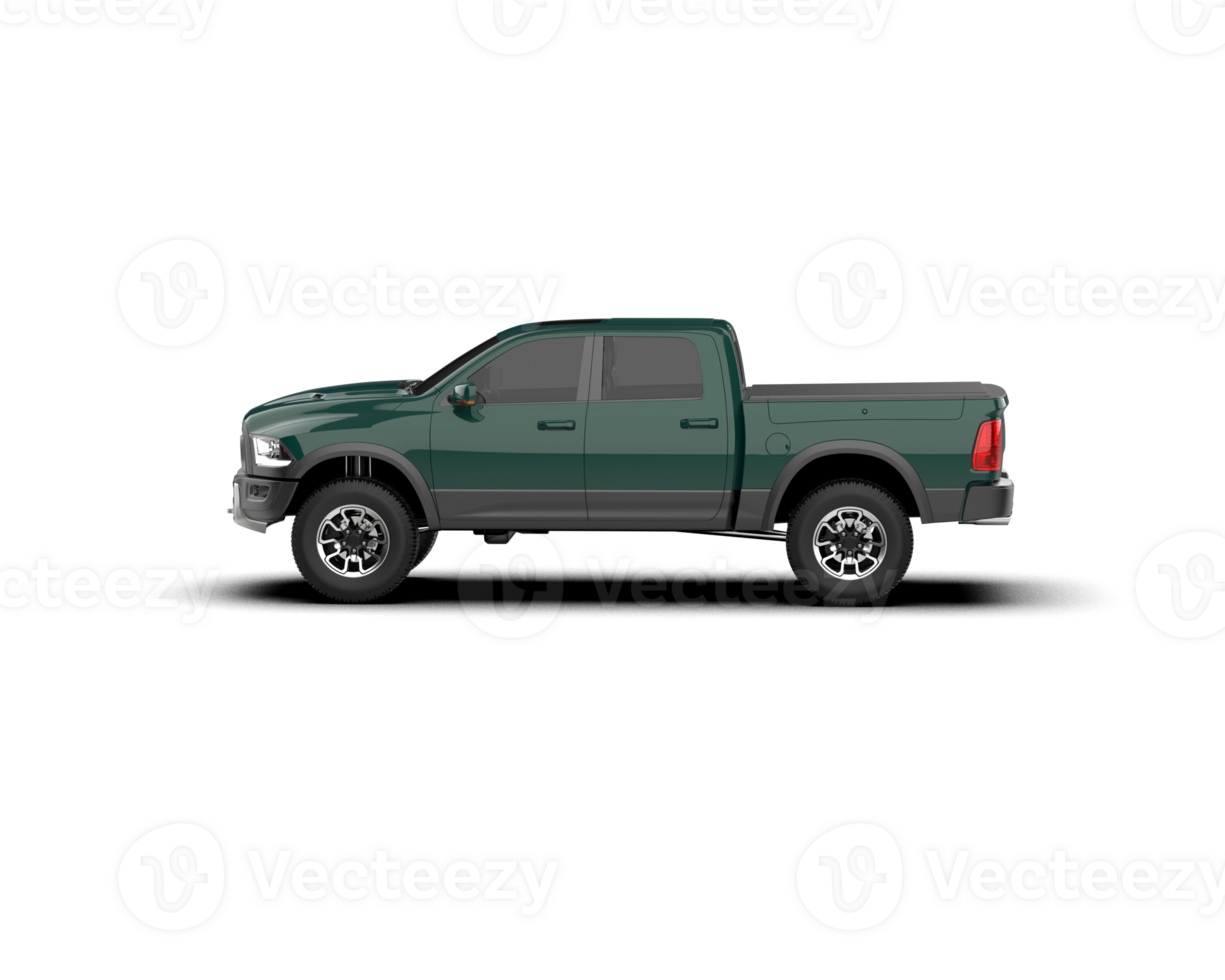 Pickup truck isolated on background. 3d rendering - illustration png