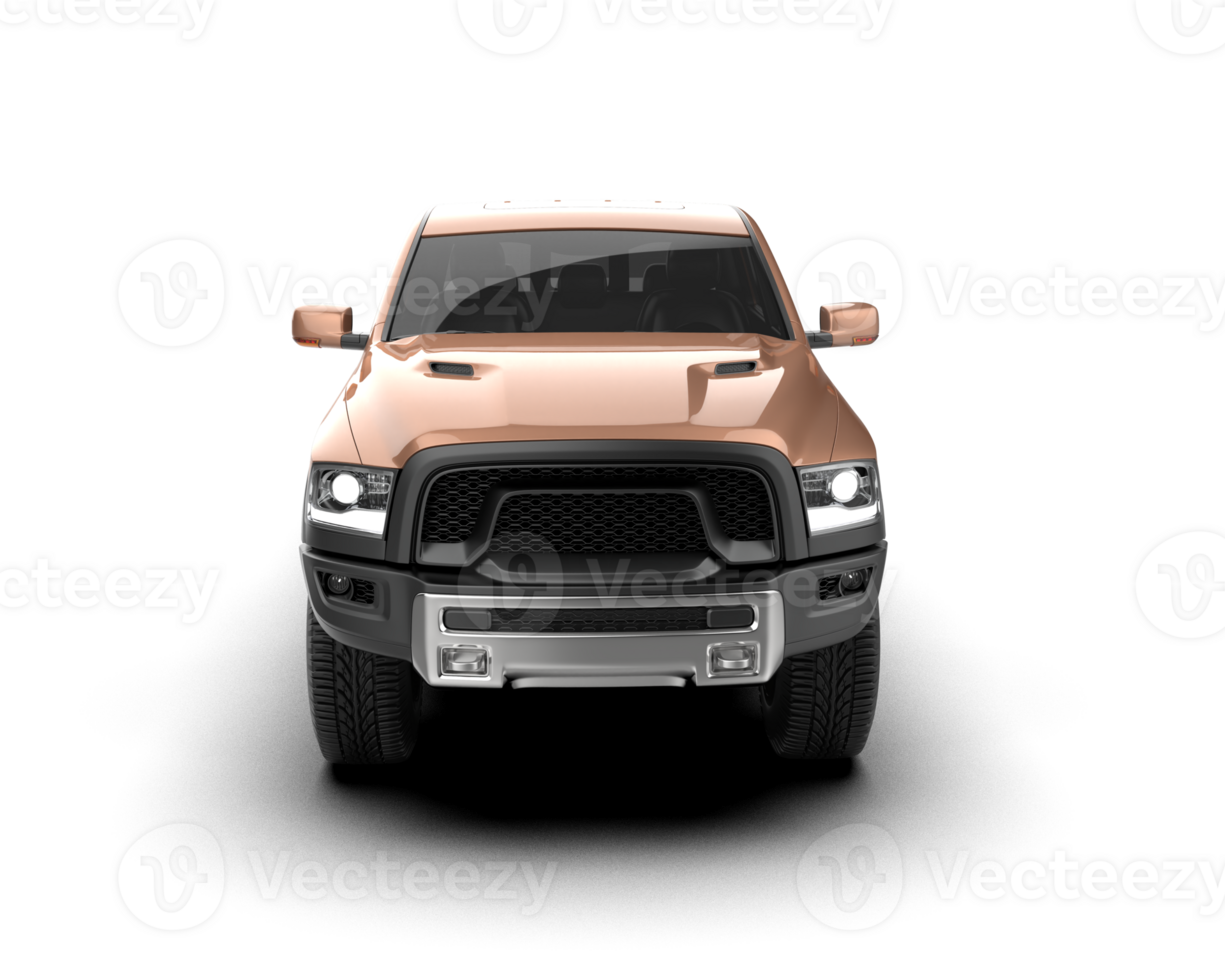 Pickup truck isolated on background. 3d rendering - illustration png