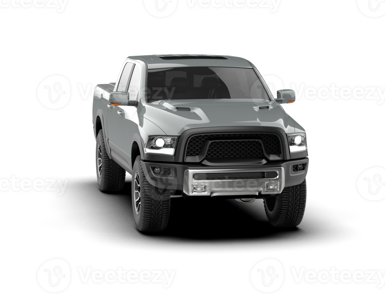 Pickup truck isolated on background. 3d rendering - illustration png