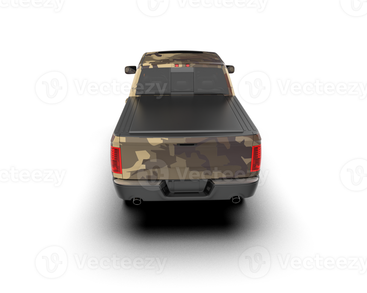 Pickup truck isolated on background. 3d rendering - illustration png