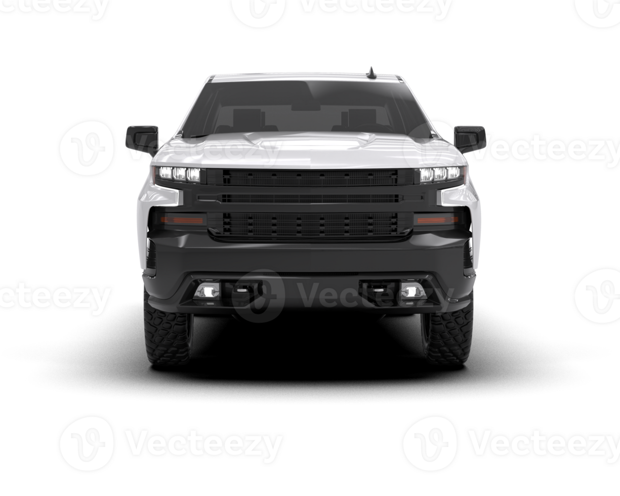 Pickup truck isolated on background. 3d rendering - illustration png