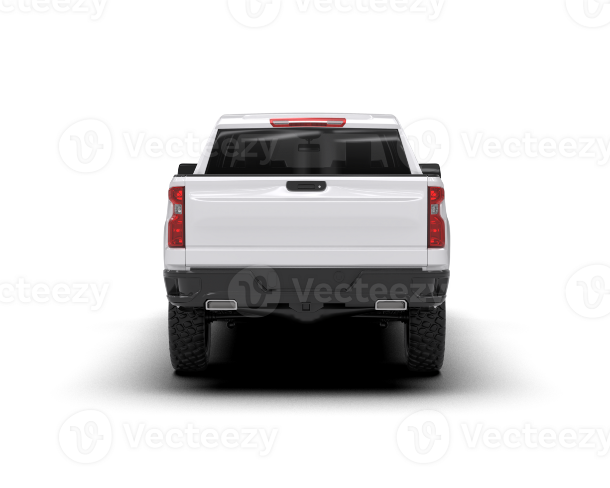 Pickup truck isolated on background. 3d rendering - illustration png