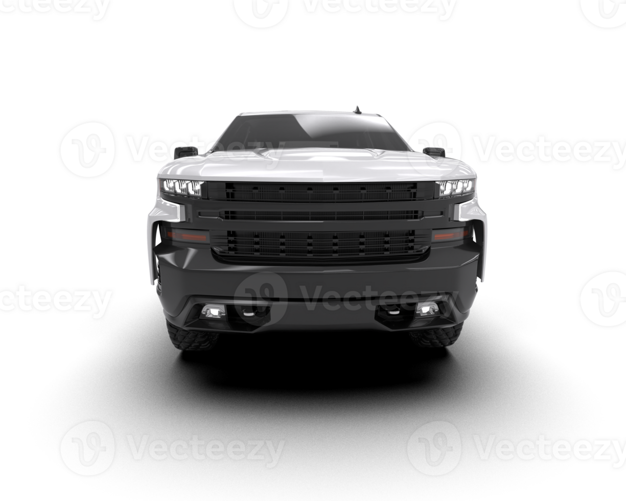 Pickup truck isolated on background. 3d rendering - illustration png