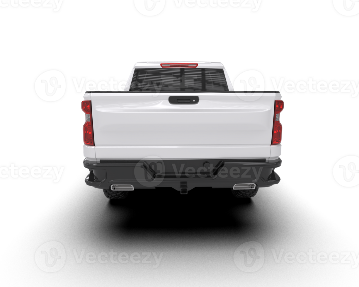 Pickup truck isolated on background. 3d rendering - illustration png