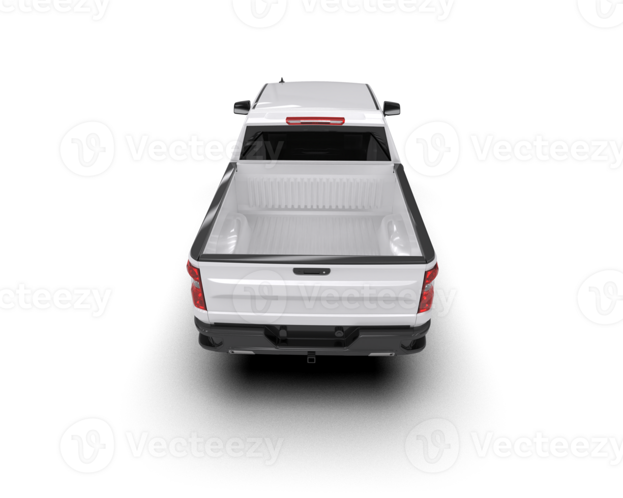 Pickup truck isolated on background. 3d rendering - illustration png