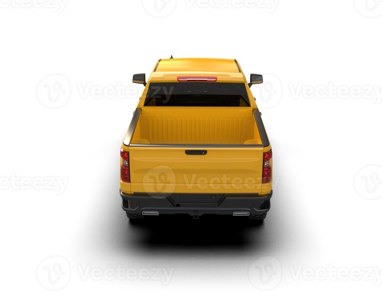 Pickup truck isolated on background. 3d rendering - illustration png