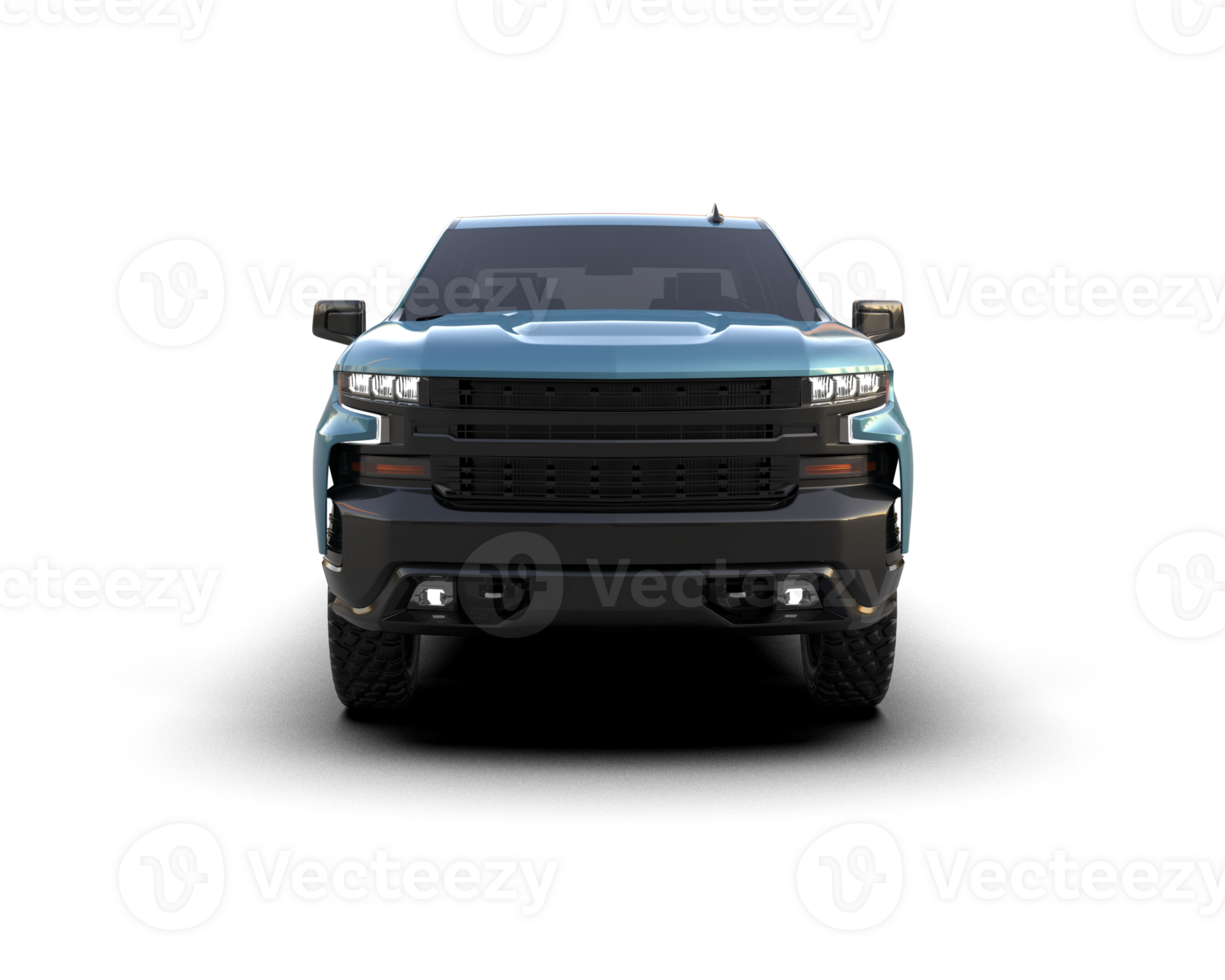 Pickup truck isolated on background. 3d rendering - illustration png