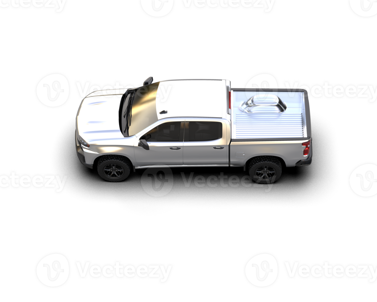 Pickup truck isolated on background. 3d rendering - illustration png