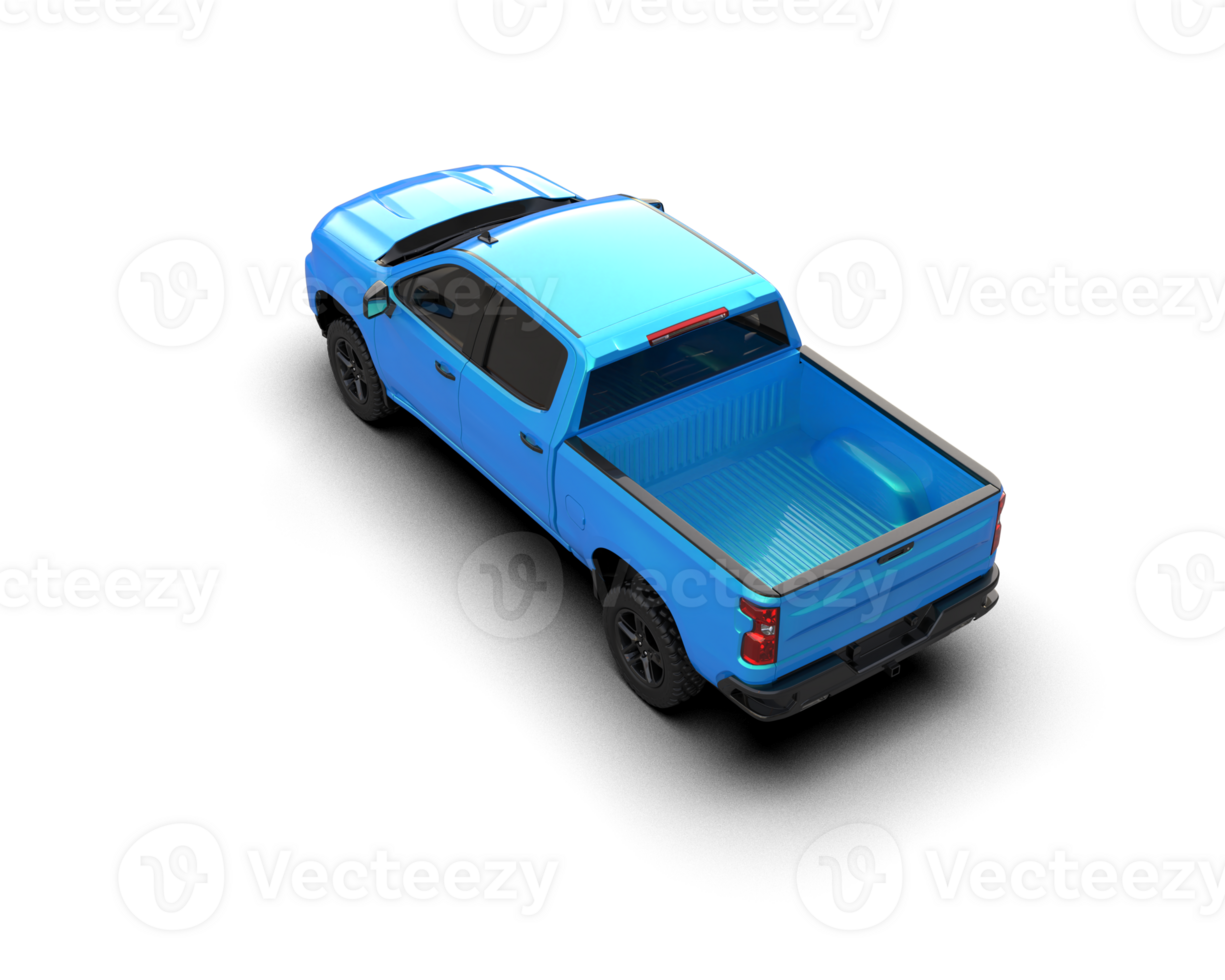Pickup truck isolated on background. 3d rendering - illustration png