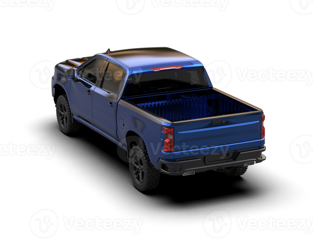 Pickup truck isolated on background. 3d rendering - illustration png