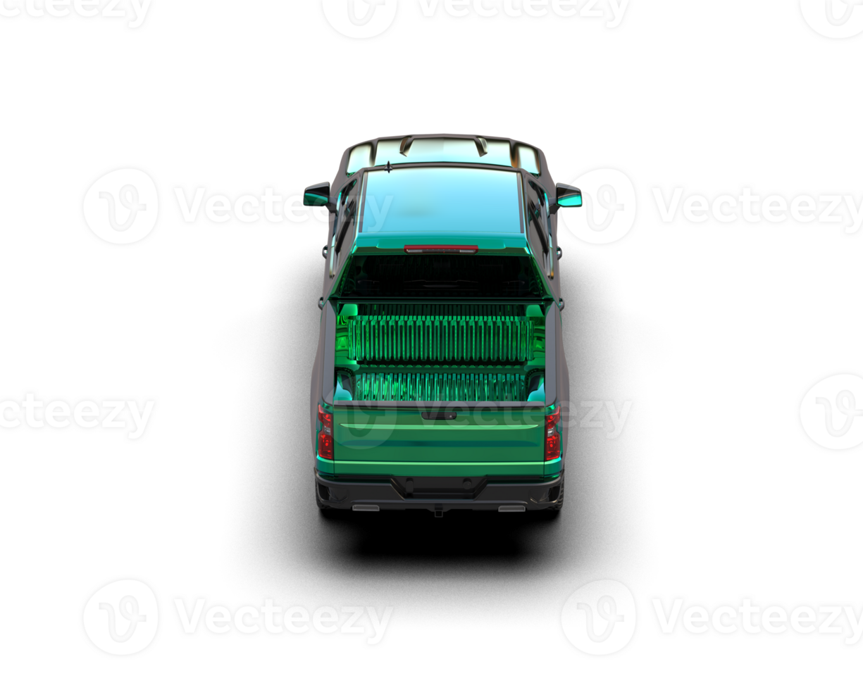 Pickup truck isolated on background. 3d rendering - illustration png