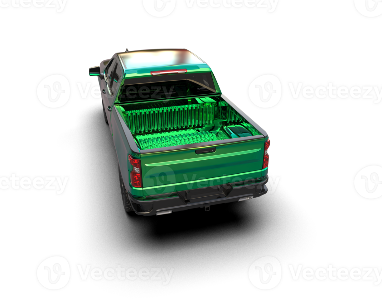 Pickup truck isolated on background. 3d rendering - illustration png